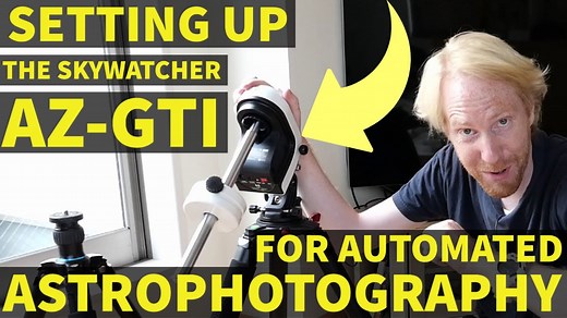 How to Set Up the AZ-GTi in EQ Mode – Easy Portable Astrophotography