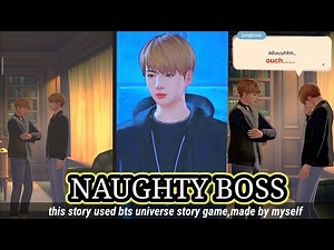 NAUGHTY BOSS episode 33 || bts universe story game || Indonesia+English subtitle