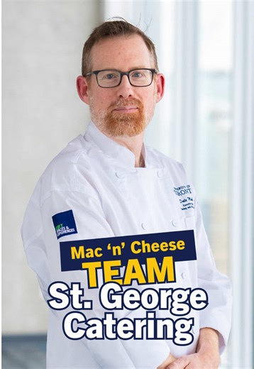 Meet the First Team Battling for Mac ’n’ Cheese Glory! 🧀🔥 Introducing Team St. George Catering, led by Chef Dale! They’re bringing a Mac & Cheese Fritter topped with Truffled Boursin Cream Sauce and a Peach Spritzer to the competition...a crispy, creamy creation that’s ready to take on the Smackdown. Stay tuned as we introduce more teams leading up to Mac ’n’ Cheese Smackdown on March 26! Tickets are still available — click the link in our bio or visit uoft.me/macandcheese to get yours today. 