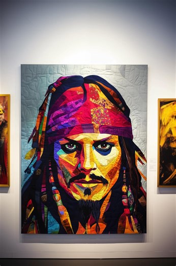 Jack Sparrow Pirate Quilt Pattern , PDF Patchwork Design , Appliqué Quilt Block Digital Download - Etsy