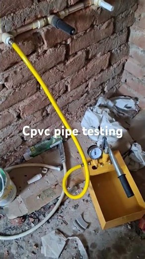 cpvc pipe line testing