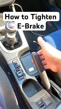 Step by Step on tightening E-Brake #viral #cars #fyp #explore