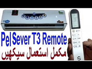 how to use pel sever t3 inverter ac remote | pel sever t3 ac remote | inverter ac remote | ac remote