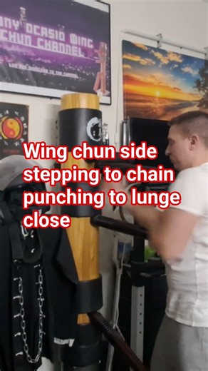 How to Effectively Combine Side Stepping, Chain Punching, and Lunge Closing in WingChun #martialarts