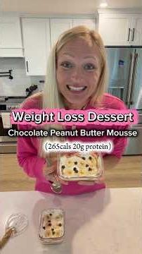 The EASIEST Low Calorie High Protein No Bake Dessert