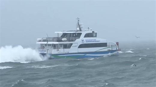 Nor’easter grounds most MBTA ferries. Watch the impact