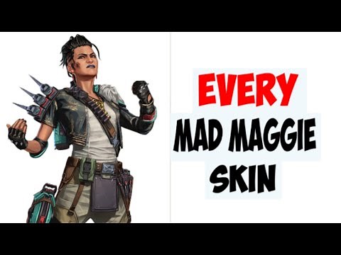 All 71 of Mad Maggie's Skins in Apex Legends (Rarest Skins)