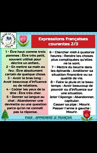 Expressions françaises courantes (2/3) | APPRENDRE LE FRANÇAIS