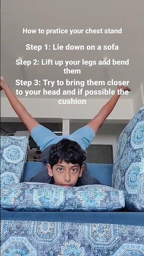 How to do a chest stand. READ PINNED COMMENT 🚨🚨#shorts #flexibility #tutorial