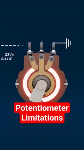 Why Potentiometers Aren’t Perfect | Limitations Explained #electronics #shorts #engineering