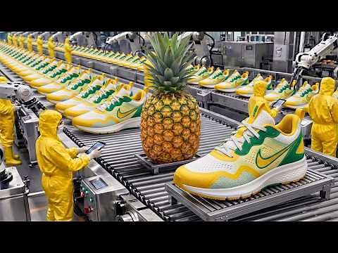 The Nike Shoe Manufacturing Process in the US: From Raw Pineapple Leaves to Modern Nike Shoes