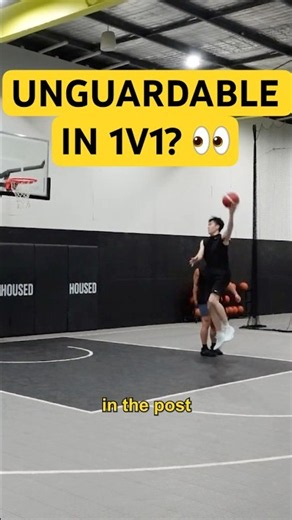 THE HOOK SHOT IS UNGUARDABLE IN 1V1 👀🏀#Basketball #BasketballTips #1v1Basketball #HookShot