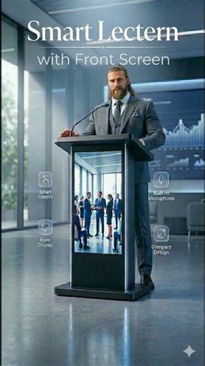 Electronic Lectern | Digital Podium for Modern Presentations | AdvanceTech India