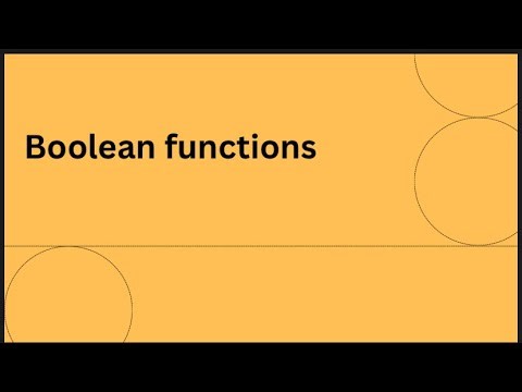 Boolean function
