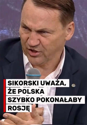 🚨Radosław Sikorski podczas Yalta European Strategy w Kijowie powiedział🗣️: „Gdyby Rosja nas zaatakowała i przestalibyśmy się powstrzymywać, myślę, że pokonalibyśmy Rosję dość szybko. Mamy przytłaczającą przewagę nad Rosją w zakresie sił powietrznych. Jeśli Ukraińcy w ciągu sześciu miesięcy wyłączyli połowę rosyjskich mocy rafineryjnych, my moglibyśmy zrobić to w sześć tygodni i zniszczyć drugą połowę.” #sikorski #polska #rosja #prawypunktciężkości #dlaciebie