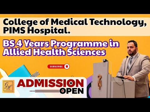 College of Medical Technology PIMS Hospital Admissions 2025