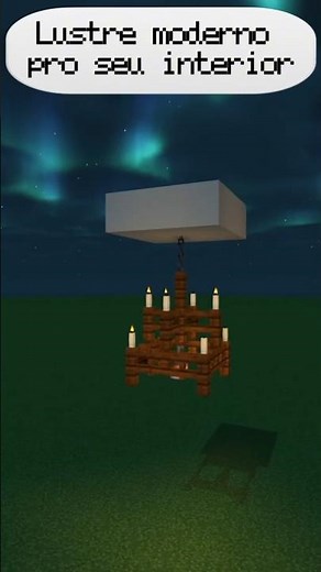 Lustre Moderno no Minecraft – Detalhe Que Transforma! 💡🏡 #minecraft #minecraftbuilding #tutorial