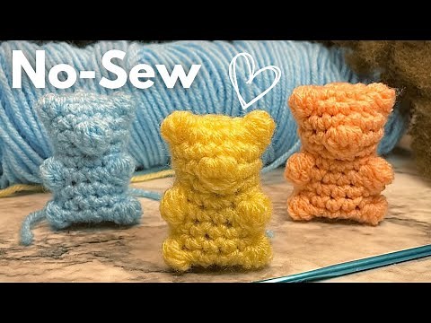 Beginner’s Crochet Gummy Bear Tutorial *No-sew pattern*