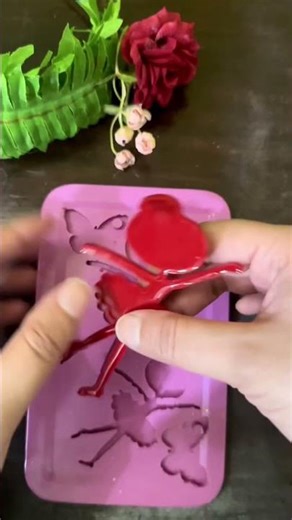 Personalised Resin keychain #art #keychain #resin #shorts