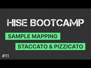 Mapping Short Samples | How to Make a Sample Library | HISE Bootcamp Full Course