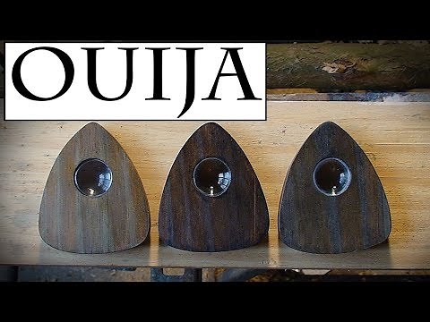 Making a Planchette for the Ouija Board.
