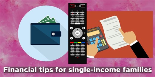 Financial tips for single-income families
