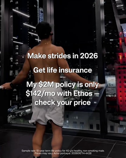 Get term life insurance 100% online in as little as 10 min. | Ethos