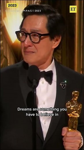 Ke Huy Quan's 2023 Oscar Acceptance Speech Is 🥺😭