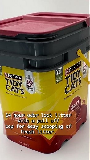 Purina Tidy Cats Clumping Cat Litter, 24/7 Performance Multi Cat Litter - 35 Pound