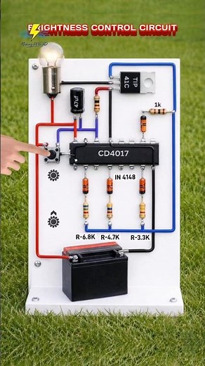 Step-by-Step Brightness Control Circuit