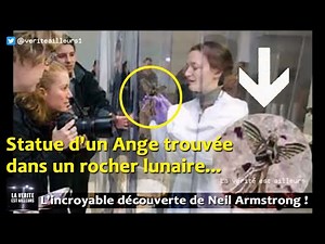 ★ Statue d'un Ange trouvée dans un rocher lunaire... L'incroyable découverte de Neil Armstrong !