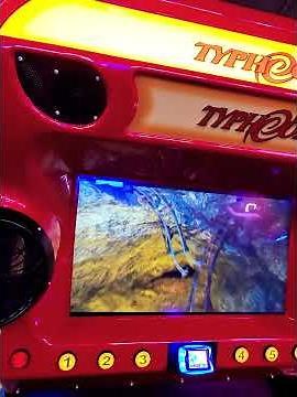 Typhoon Arcade Thrills: Canyon Coaster #TyphoonArcade #ArcadeGaming #RollerCoaster #MotionSimulator