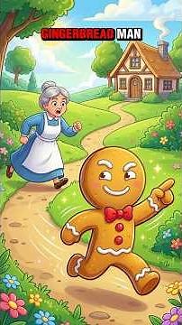 The Fox Was Too SNEAKY! 🦊 (Gingerbread Man Vocabulary) #shorts