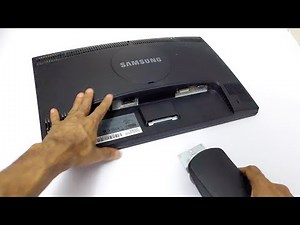 How to Remove Samsung Monitor Stand (old model)