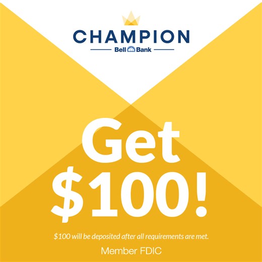 Don’t miss out on this month’s special #BellChampion promotion! When you open a new first-time personal checking account with Bell in April, use code CHRIS100 to get $100 and be entered to win tickets Fabulous Armadillos. Learn more: https://bit.ly/3J2R3BV | Bell Bank