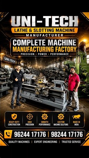 #LatheMachine #SlottingMachine #MachineManufacturer #IndustrialMachines #madeinindia