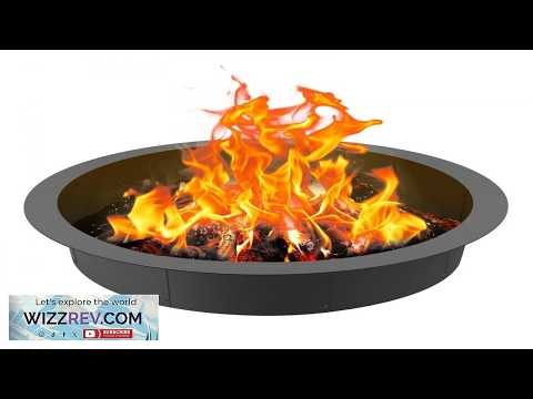 VEVOR Fire Pit Ring 44 Inch Outer 39 Inch Inner Diameter 10inch Height 2.5mm Thick
