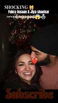 Fukra insaan&Jiya shankar Engaged💍🙀#youtube #trending #shorts #viral #fyp #ytshorts #bollywood #like