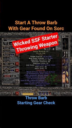 THE JOURNEY BEGINS! 🪓 Fresh Throw Barb Gear & LOD Farming - PD2 S12: SUFFERING