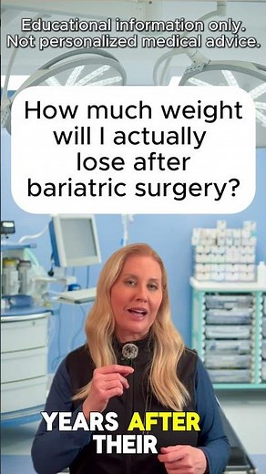 Real Weight Loss after Bariatric Surgery