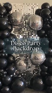 Get the party started with this Disco Party Backdrop! ✨ Perfect for birthdays, anniversaries, or any fun celebration. @askmeforaballoon Shop our sequin shimmer wall - https://bit.ly/4hsnLwi #discoparty #backdropdecor #partyvibes #sequinwall #eventdecor #birthdaybash #partyplanning #retrotheme #tableclothsfactory #eventdecoration #eventstyling | TableclothsFactory