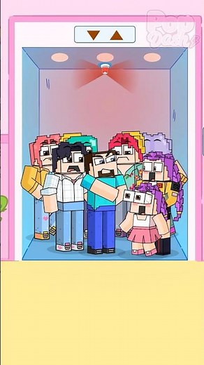 Baby Rumi Was Kicked Out of The Elevator…but the Saja Boys Changed Everything #minecraft #shorts