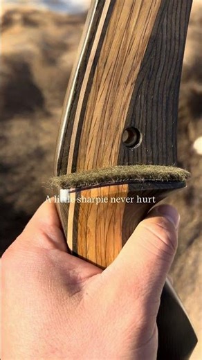 Samick Sage Hair Rest Install #recurvebow #traditionalarchery