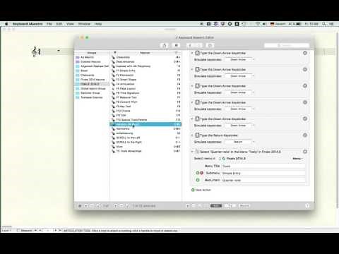 Workflow in Finale (Music Notation Software)