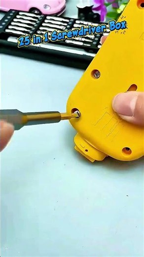 25 in 1 Screwdriver Box #tools #screwdriver #hardwaretools #diy #diytools #screwdriverset #powertool
