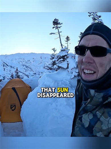 Extreme Cold Solo Camping at 11500 ft