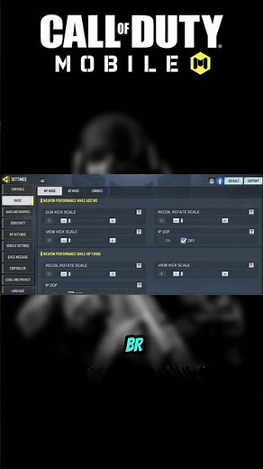 Set These Settings to ZERO for Smooth Aim 🔥 COD Mobile MP + BR Trick”#codmtipsandtricks #codmtips