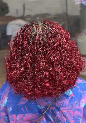 Stunning Burgundy Twist Braids Tutorial