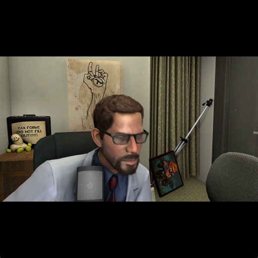 Naked Postal Dude crashes Gordon Freeman's stream (Jerma Animated)