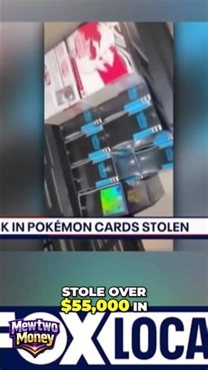 $55K Pokemon Card Heist Caught on Camera! #shorts